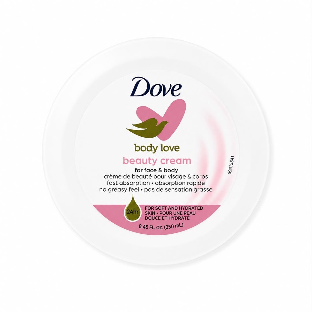 کرم کاسه ای مرطوب کننده بادی لاو داو 250 میل | Dove Body Love Beauty Cream