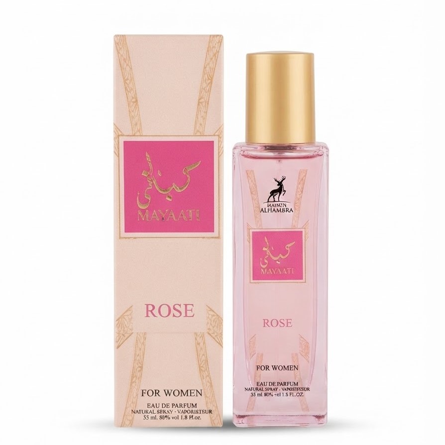 عطر ادکلن زنانه حیاتی رز از برند الحمبرا 35 میل
